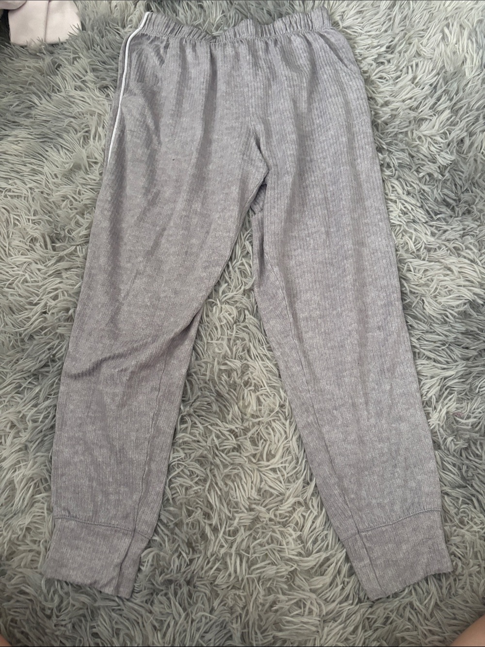 Jockey Light Gray Ribbed Lounge Pants